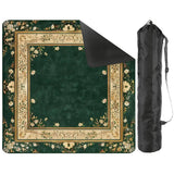 Luxury Floral Mahjong Mat 31.5x31.5 Non-Slip Game Table Mat with Carry Bag | Large Mahjong Playing Mat  (Ship Folded) - AdorableDesignsz 