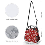 Insulated Lunch Crossbody Bag with Strap for Office School Picnic (All-Over Printing)