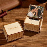 Custom Digital Music Box – Any Song or Voice Recording, Wooden Keepsake