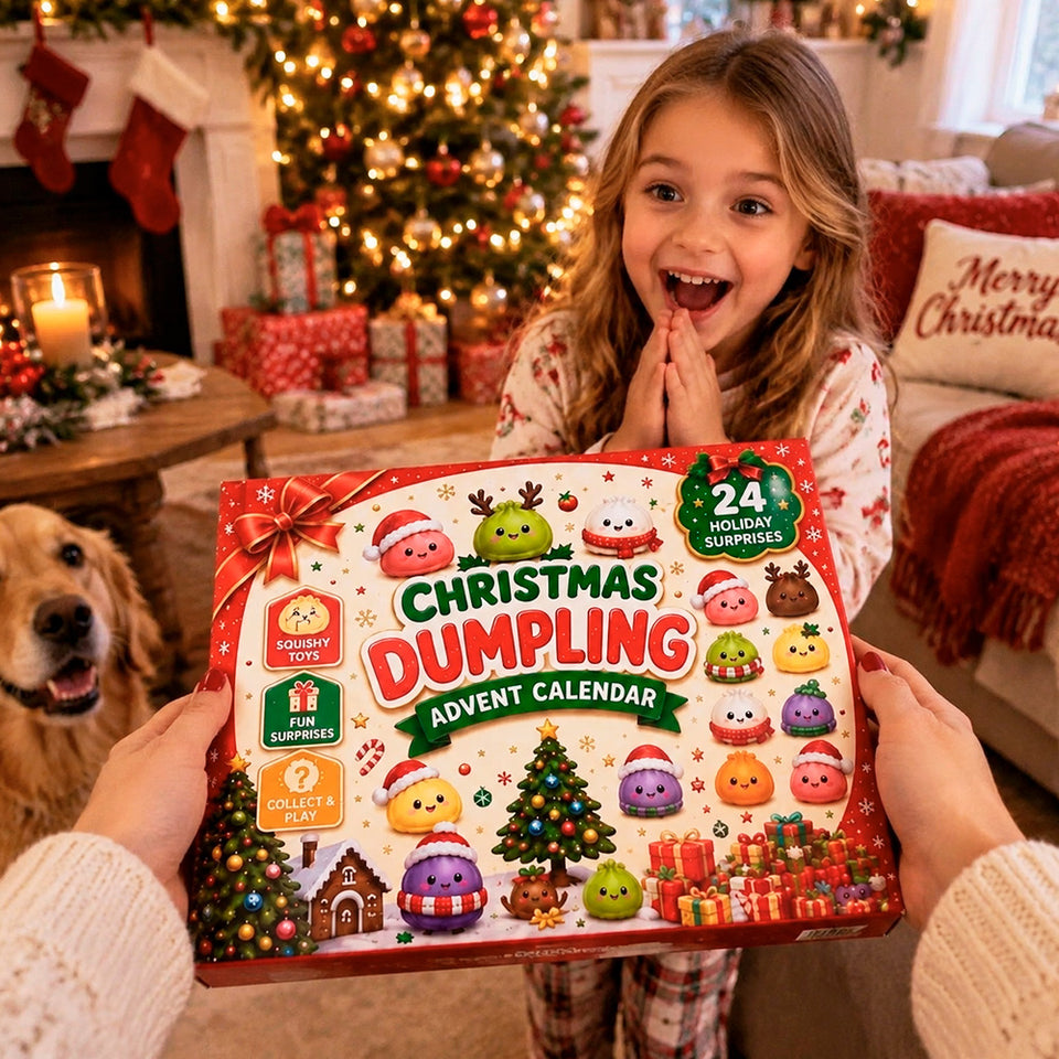 Squishy Advent Calendar 2026 – 24 Days of Dumpling Fidget Toys for Kids