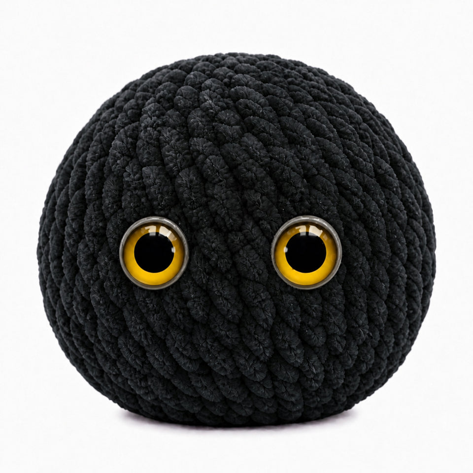 Crochet Bubble Squishy Ball – Soft Handwoven Stress Relief Fidget Toy