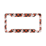 Halloween Ghosts on License Plate Frame, New Car acessory, spooky season car accessory