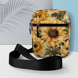 Sunflower pattern Small Messenger Bag  (All-Over Printing), Stylish Bag