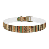 Boho Design Dog Collar, Striped boho design dog collar, dog collar design