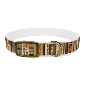 Boho Design Dog Collar, Striped boho design dog collar, dog collar design