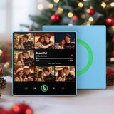 FridgeBeats Framed 4.0 Custom 7 Photos Music Fridge Magnet FridgeBeats Pro Supports Bluetooth Connectivity Christmas Gifts