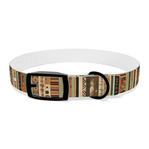 Boho Design Dog Collar, Striped boho design dog collar, dog collar design