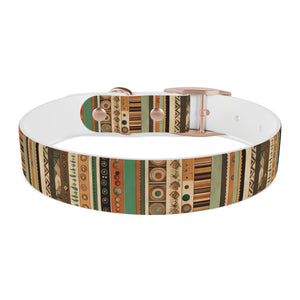 Boho Design Dog Collar, Striped boho design dog collar, dog collar design