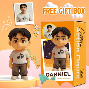 Custom 1 Person 3D Mini Figure From Your Photo Personalized Toy Figure Gifts,Production Time: 10 Business Days  For Kids