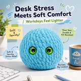 Crochet Bubble Squishy Ball – Soft Handwoven Stress Relief Fidget Toy