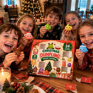 Squishy Advent Calendar 2026 – 24 Days of Dumpling Fidget Toys for Kids