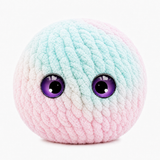 Crochet Bubble Squishy Ball – Soft Handwoven Stress Relief Fidget Toy
