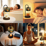 Mountain Forest Candle Warmer Lamp, Woodland Landscape, Rustic Cabin Decor, Flameless Candle Heater