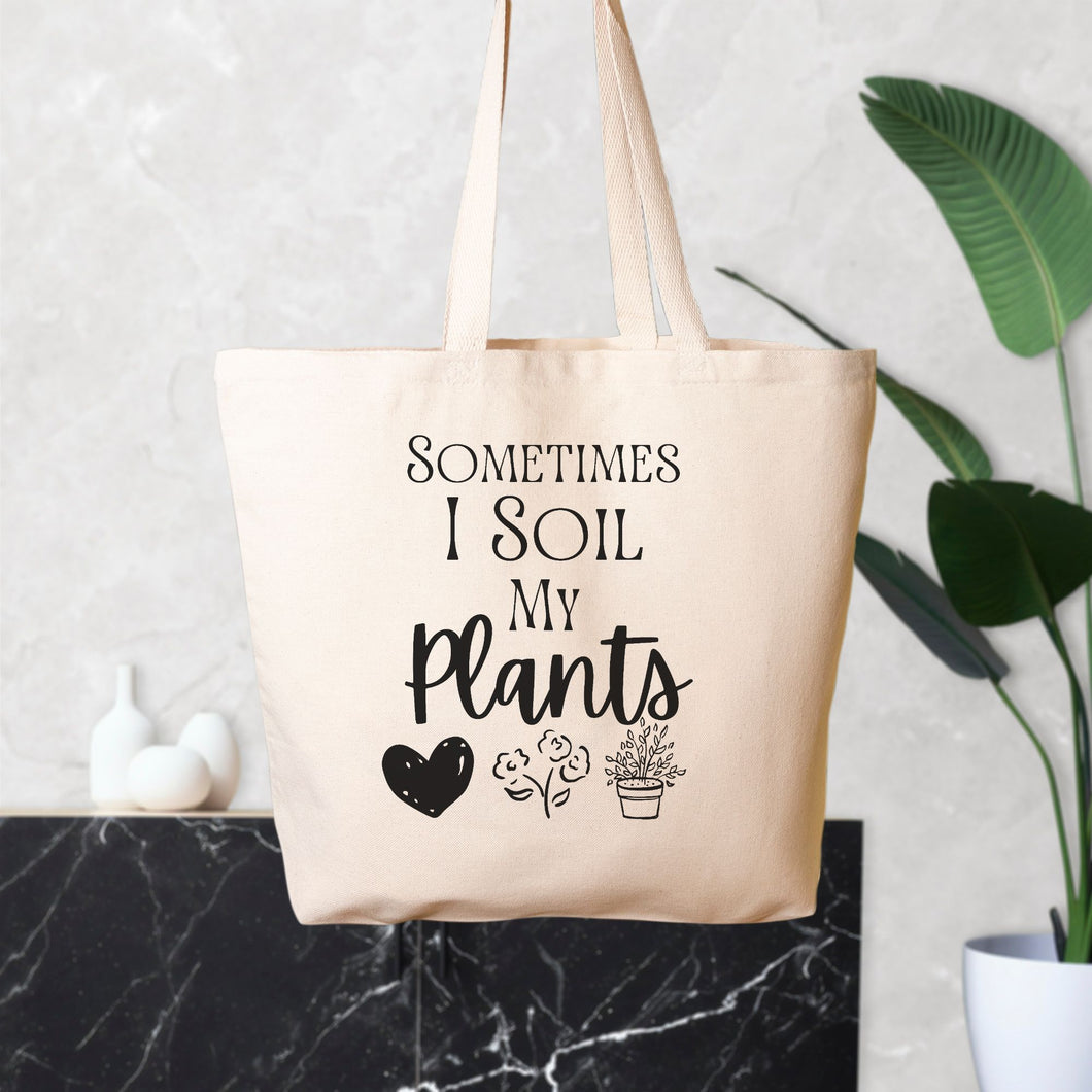 Funny Canvas Oversized Tote, 