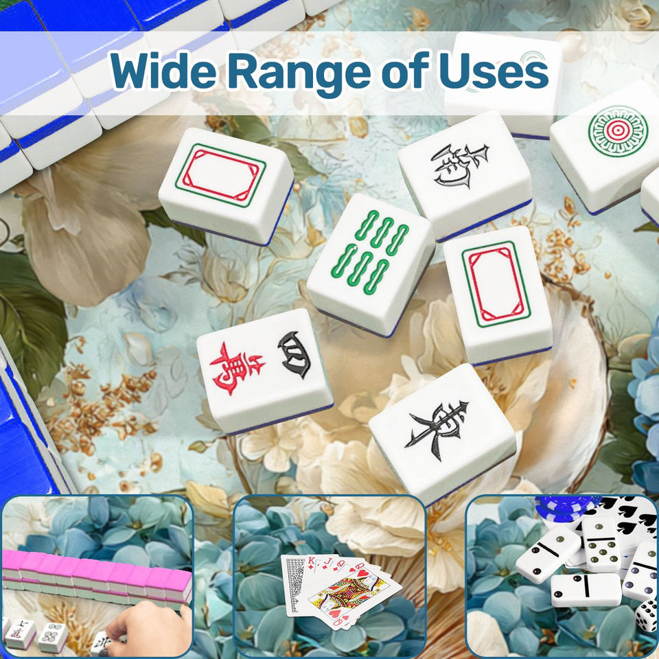 Custom Mahjong Mat 31.5" x 31.5" | Personalized Game Table Pad | Ships Rolled | 2mm or 3mm | AdorableDesignsz - AdorableDesignsz 