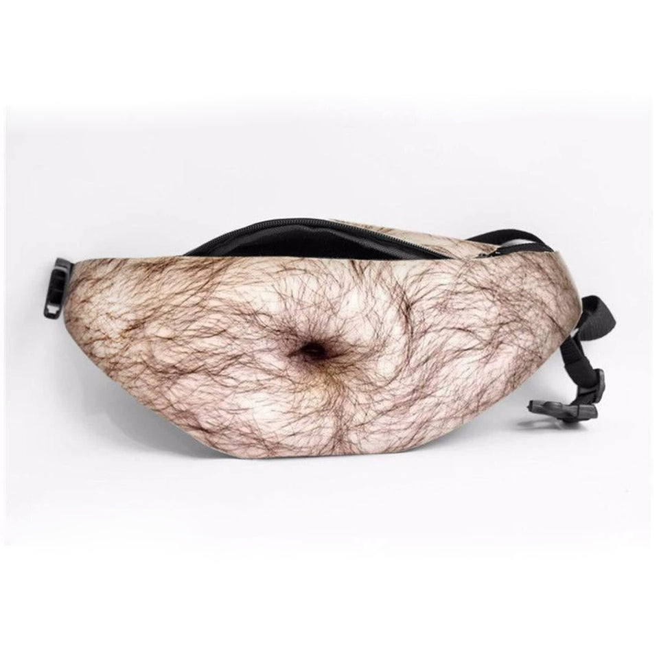 Funny Abs & Belly Fanny Pack – Novelty Waist Bag Gag Gift