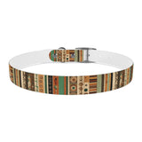 Boho Design Dog Collar, Striped boho design dog collar, dog collar design