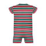 Adorable Christmas Funny Baby Onepiece Romper, Santa, I can Explain!, Short Sleeve (All-Over Printing), Holiday 3 to 24 months