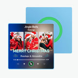 Custom FridgeBeats 3-Photo Music Fridge Magnet • Bluetooth Personalized Magnet Gift • Custom Song Photo Frame • Christmas & Anniversary Gift 2025