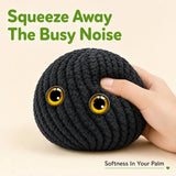 Crochet Bubble Squishy Ball – Soft Handwoven Stress Relief Fidget Toy