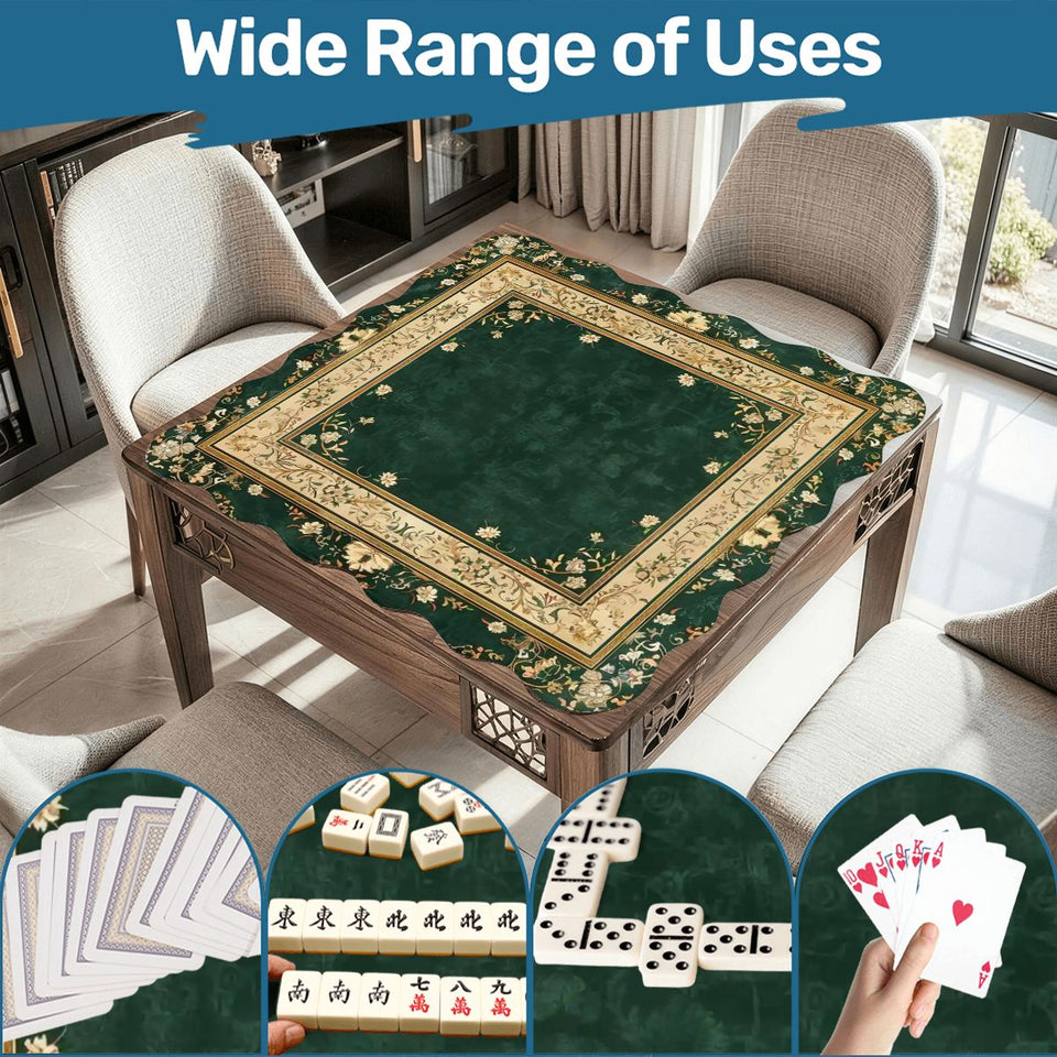 Scalloped Mahjong Mat 31.5"x31.5" (Ship Folded) - AdorableDesignsz 