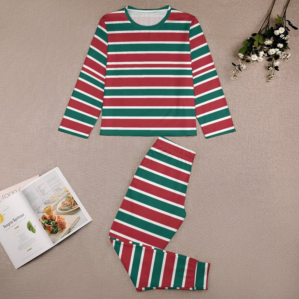 Christmas Pajamas, Long Sleeve Pajama Set for Boys  (All-Over Printing), Holiday Pajamas