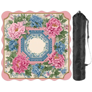 Scalloped Mahjong Mat 31.5"x31.5" (Ship Rolled up) - AdorableDesignsz 