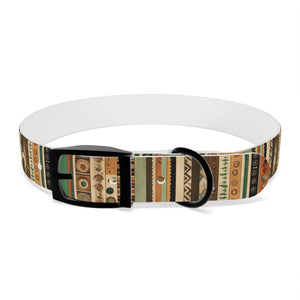 Boho Design Dog Collar, Striped boho design dog collar, dog collar design