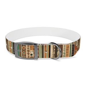 Boho Design Dog Collar, Striped boho design dog collar, dog collar design