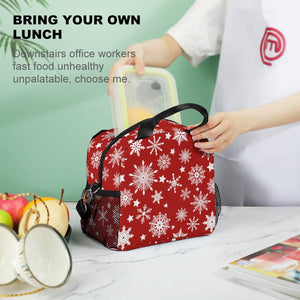 Insulated Lunch Crossbody Bag with Strap for Office School Picnic (All-Over Printing)