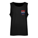 2024 Trump Tank Top, Run Spot Run, Funny Satire Political Tank Republican Shirt for him DTF  Men's Cotton Tank Top BX (Dual-sided Printing)