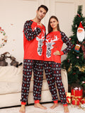 Full Size Reindeer Graphic Top and Pants Set