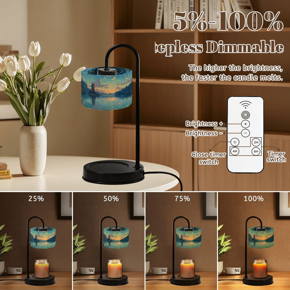 Lake House Candle Warmer Lamp