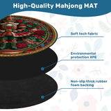 Nutcracker 42 inch Round Mahjong Mat, Christmas Mahjong Mat,Large Holiday table mat - AdorableDesignsz 