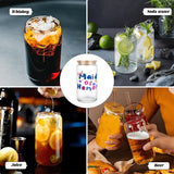 Maid of Honor Glass Tumbler with Straw & Bamboo Lid  (16oz), Bridal Party Gift, 16 ounce glass tumbler