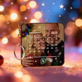 FridgeBeats Custom Photo Calendar Music Keychain Music Box Bag Charm That Plays Music Without Cell Phone Best Gifts for Her