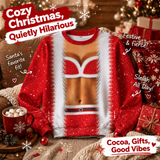 Funny Sexy Body Ugly Christmas Sweatshirt – Novelty Holiday Pullover
