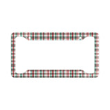 Christmas Plaid Design License Plate Frame, Holiday Car Accessory, New Car Gift, Holiday Decorations for Car, Gift Idea