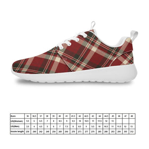 Holiday Pattern Flannel Design Personalized Running Shoes