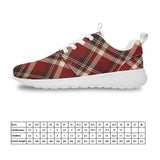 Holiday Pattern Flannel Design Personalized Running Shoes