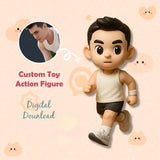Custom 1 Person 3D Mini Figure From Your Photo Personalized Toy Figure Gifts,Production Time: 10 Business Days  For Kids