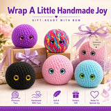 Crochet Bubble Squishy Ball – Soft Handwoven Stress Relief Fidget Toy