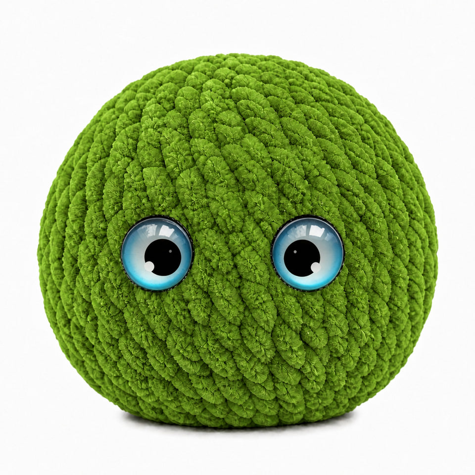 Crochet Bubble Squishy Ball – Soft Handwoven Stress Relief Fidget Toy