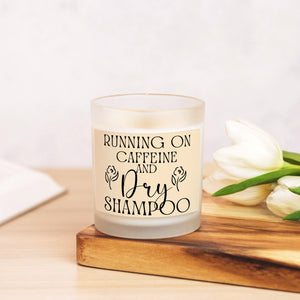 Funny Candle Frosted Glass (Hand Poured 11 oz), Perfect Gift For Best Friend, Coworker, Mom, Sister, Gift for her