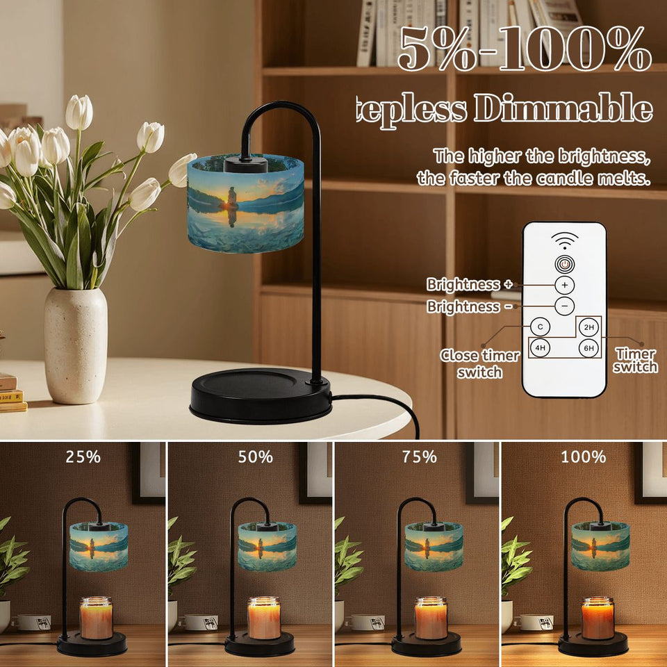 Vacation Retreat Lake House Inspired Candle Warmer Lamp