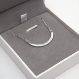 637. Curved Bar Necklace