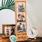 Custom Personalized Photo Frame, Creative Wooden Photo Frame, Holiday Gift, Sentimental Gift for Girlfriend, Boyfriend, Spouse, Mother, Father