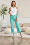 Effortless Style: RFM Crop Chloe High Waist Raw Hem Jeans with Tummy Control