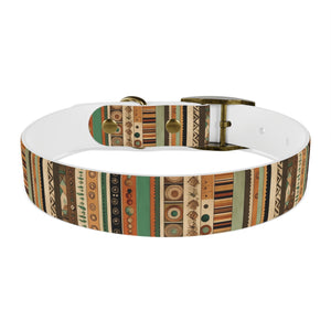 Boho Design Dog Collar, Striped boho design dog collar, dog collar design