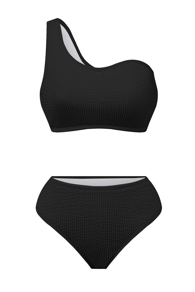 Single Shoulder Bikini Set